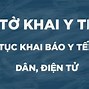 Giấy Khai Báo Y Tế