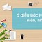 Quý Dương 5 Điều Bác Hồ Dạy